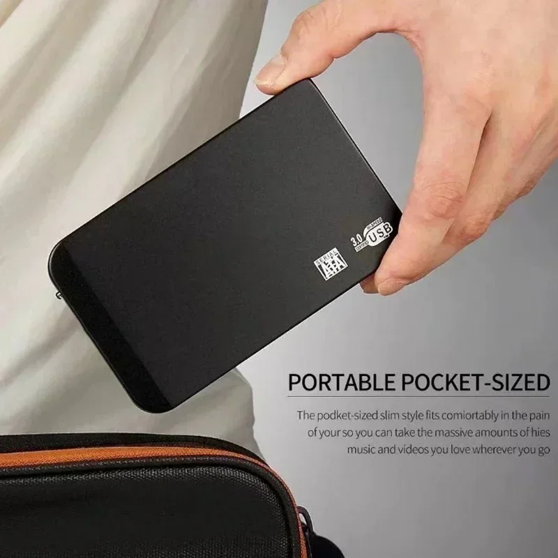 256TB SSD High-speed SSD USB 3.0 Enclosure Mobile Hard Drive Cases for SSD External Storage HDD Box With USB3.0 Cable ABS view 5