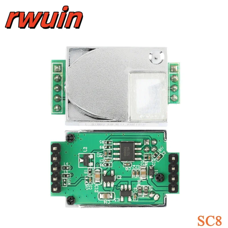 C8D SC8 C8 NDIR Infrared IR CO2 Carbon Dioxide Sensor High Precision Gas Concentration Detection Module 400-5000PPM 0-5000PPM