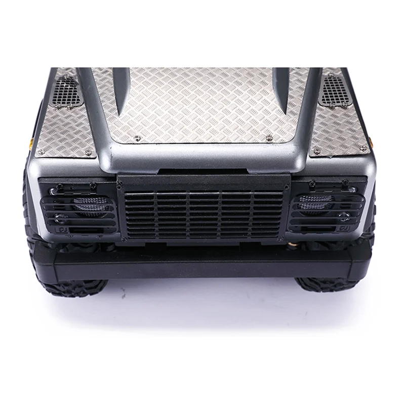 New-2 قطعة الصلب الجبهة ضوء مصباح الحرس غطاء المصباح مصبغة ل MN D90 MN99S 1/12 RC ترقية أجزاء السيارة الملحقات #5