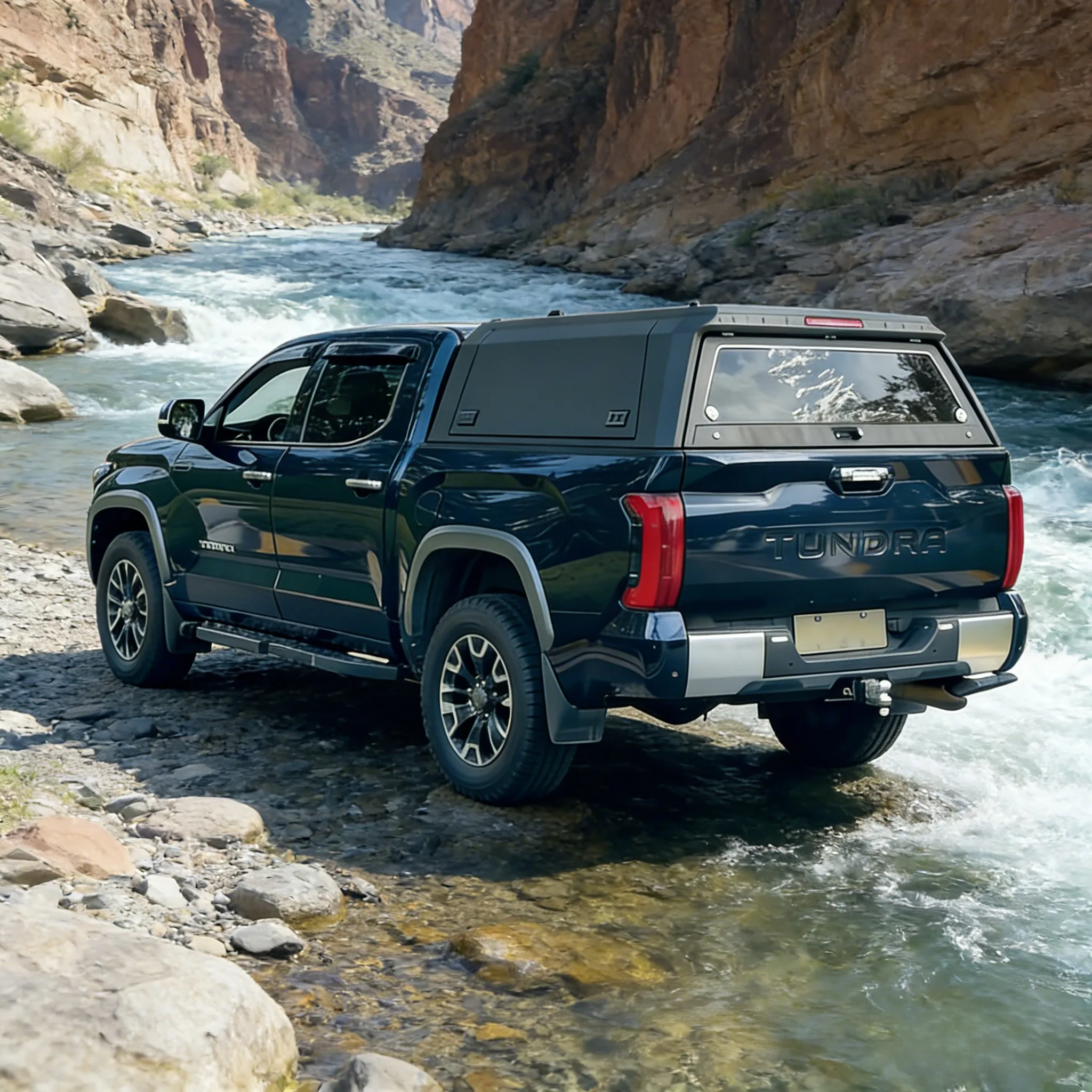 

Dream Garage High Quality Aluminum Alloy High Cover Made In China Easy Detach For TUNDRA 2014+ HILUX DOG