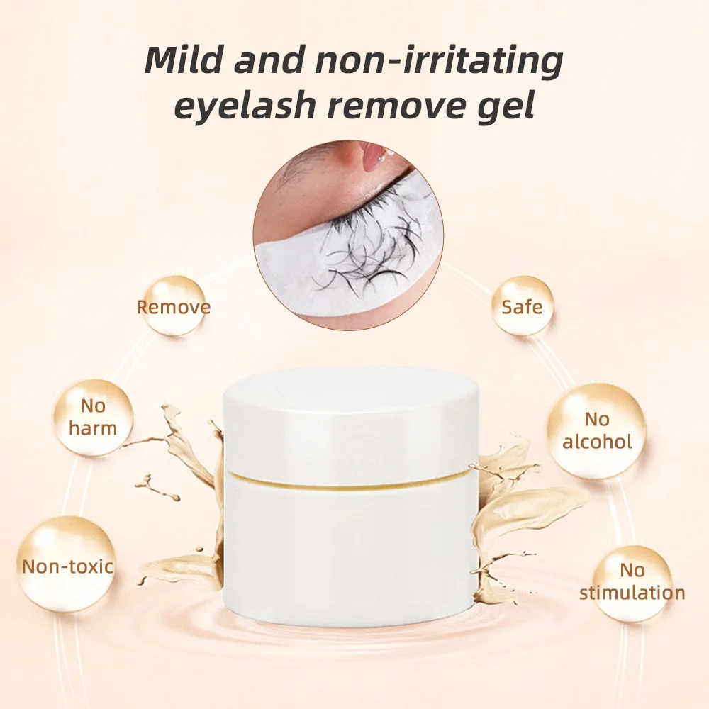 10g Grafting Eyelash Extension Makeup Remover Glue Non-irritating Plant Adhesive Gel Remover Eye Lashes Make Up Glue Remover