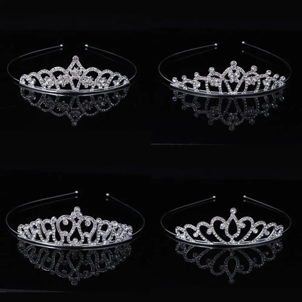 Hair Jewelry for Women Headband Bride Hair Accessories Queen Princess Crown Crystal Wedding Tiaras Rhinestone