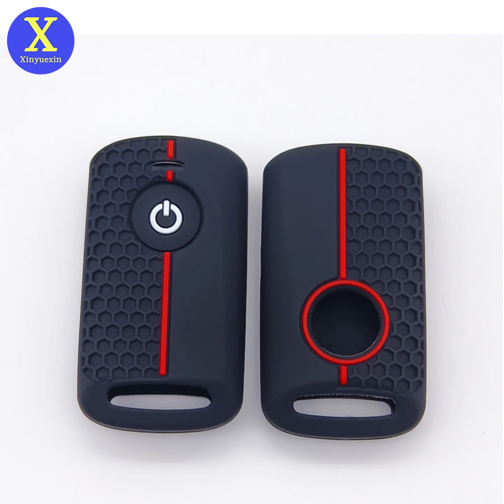 

Xinyuexin Silicone Car Key Cover Case for Yamaha Nmax Turbo 160 2025 Xmax 250 2020 2021 2022 Xmax 125 2021 XMAX300 2 Pcs/lot