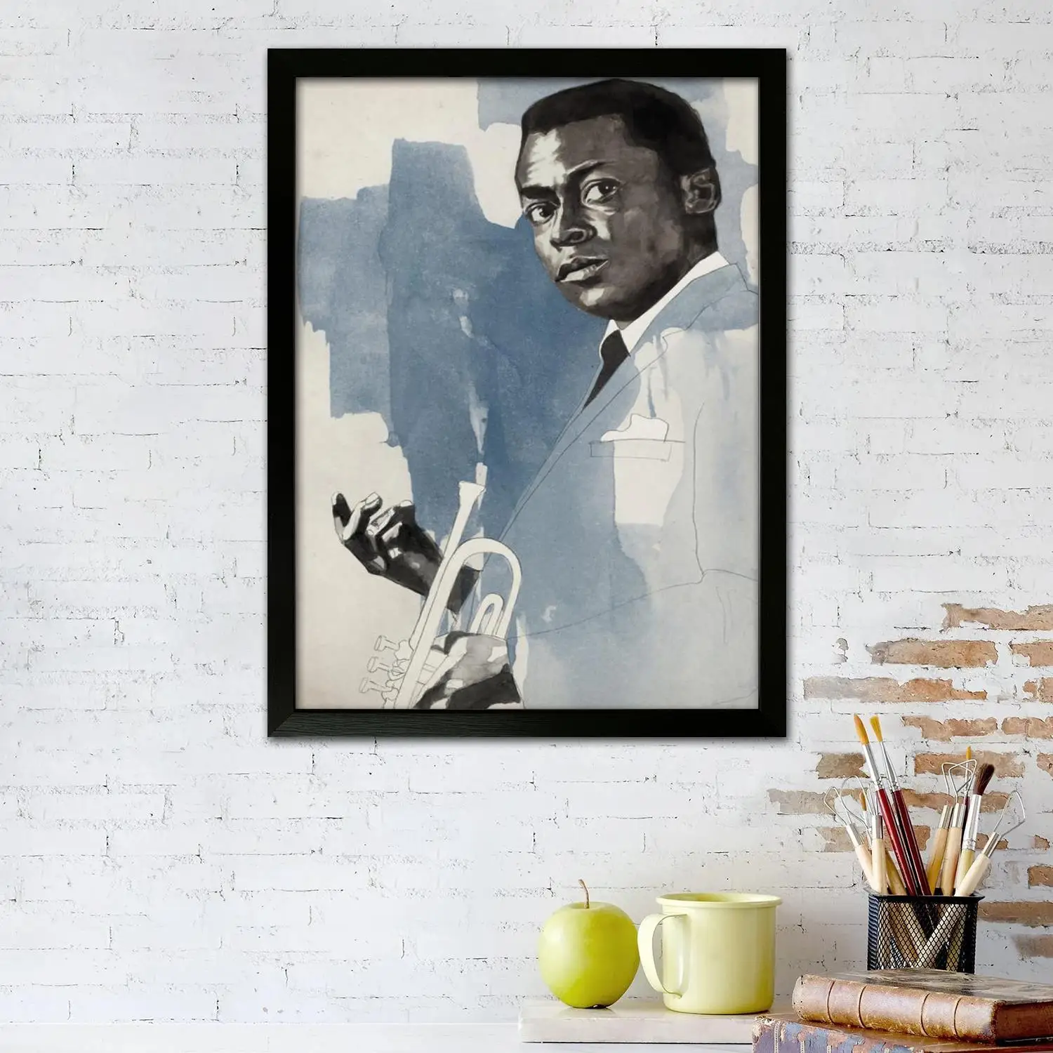 miles davis Canvas Art Poster, Wall Art, Picture Print, Modern Family, Bedroom Decor, Posters,Decorative painting