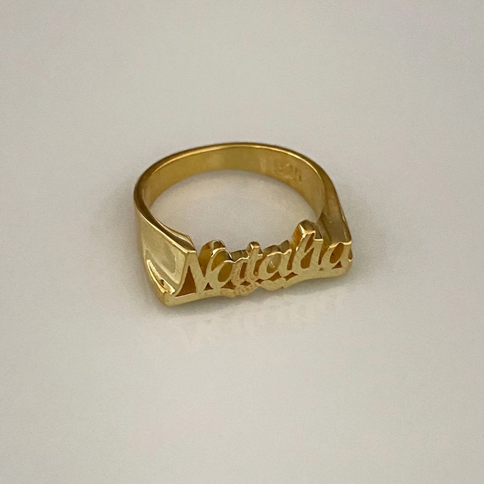 Zciti Custom Name Ring Personalized Engraved Date Ring Stainless Steel Unisex Promise Jewelry Gift Birthday Anniversary Keepsake