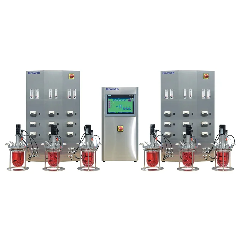 Lab Glass Bio Reactor for Fermentation Purposes in Laboratories