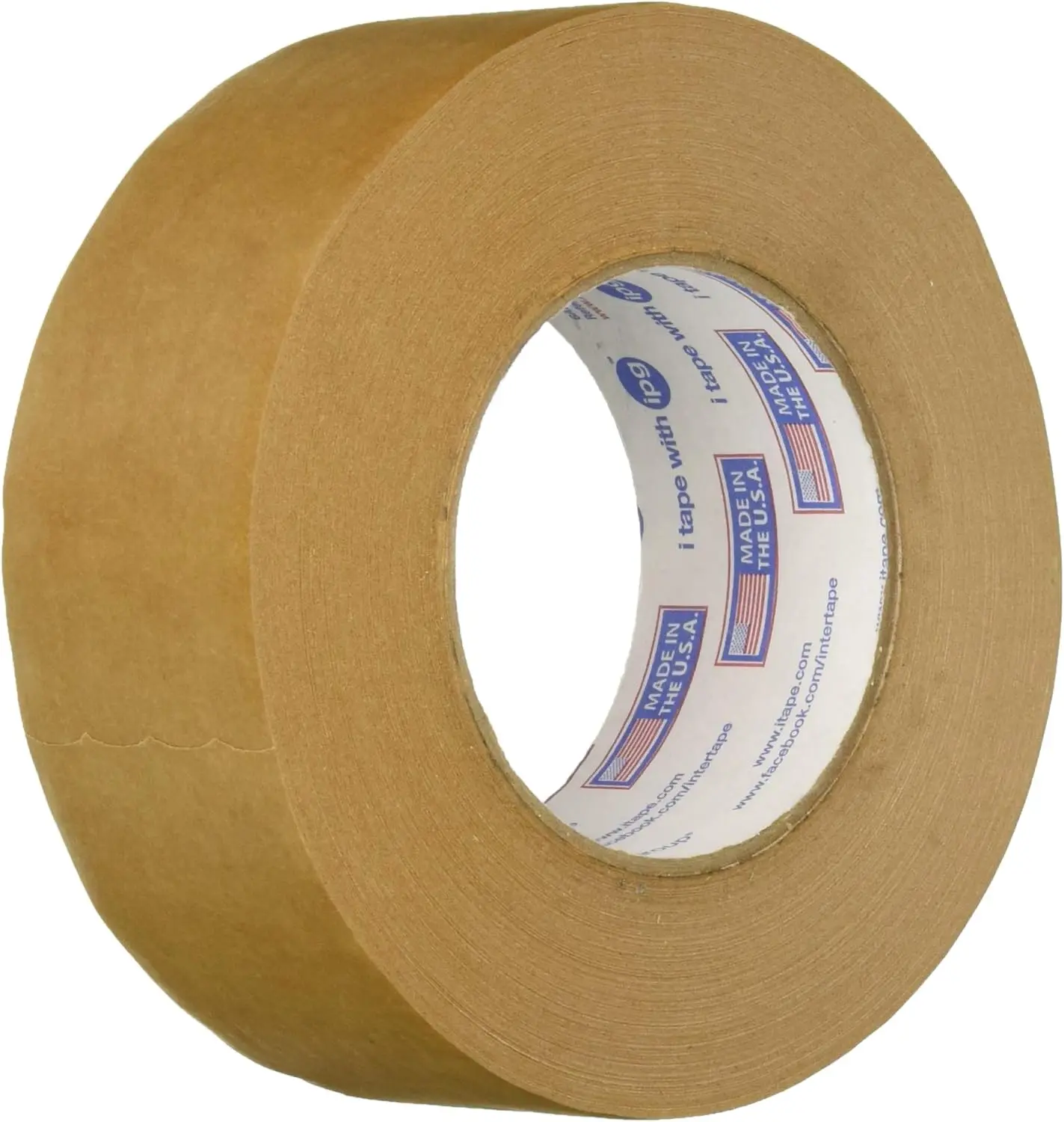 

9341 1.88in. x 60yds Kraft Paper Flatback Carton Sealing Tape, Natural (12 Pack)