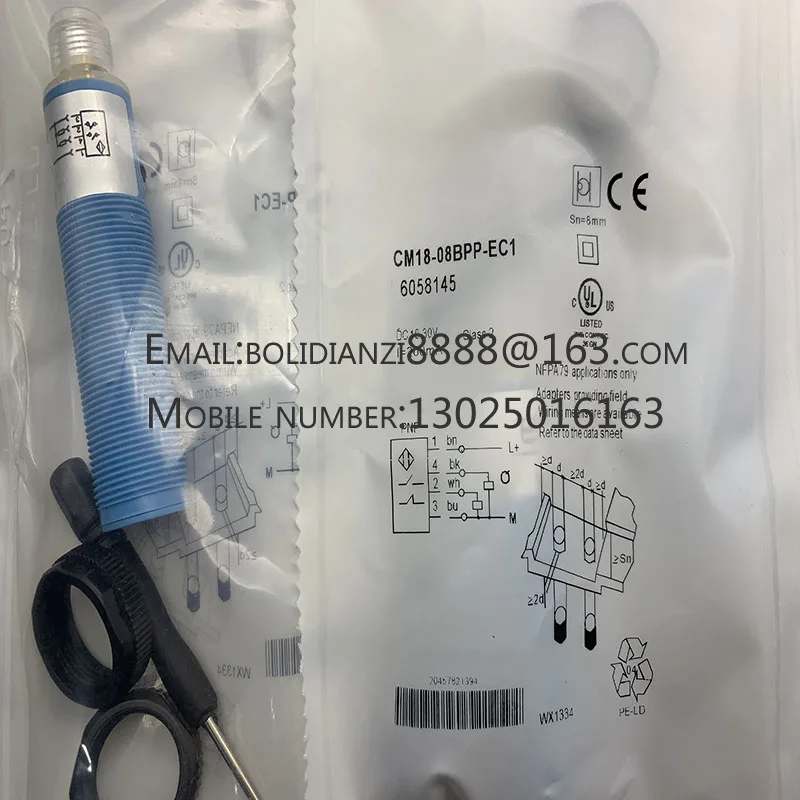 Novo sensor de interruptor de proximidade CM18-08BPP-EC1 CM30-16BPP-EC1