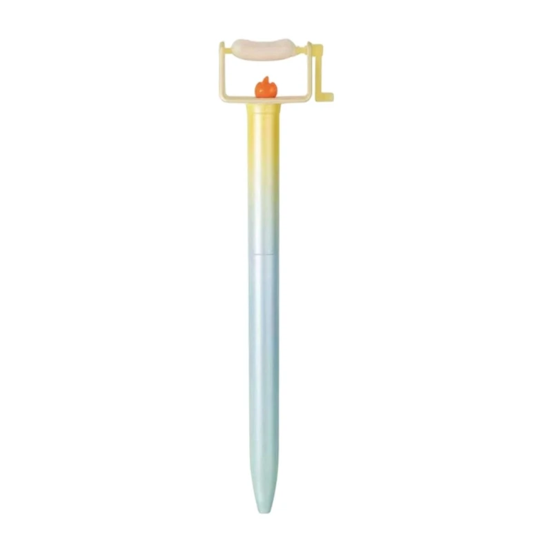 H37F Fun Grill Themed Gel Pen With Ergonomic Grip Twist Action Gel Pen For Journaling