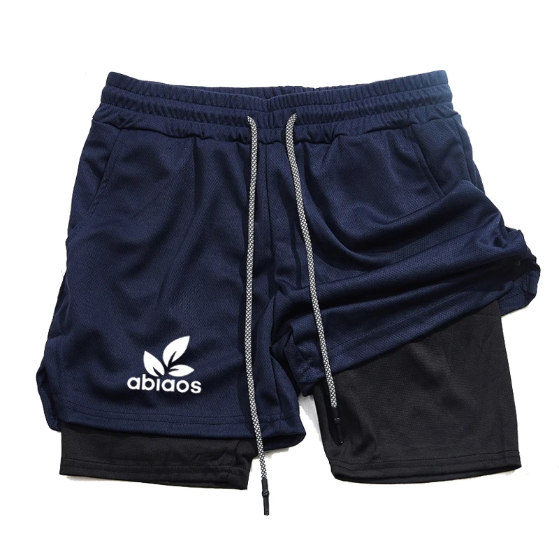 

Summer fashion quick drying sportswear men's shorts 2026 comfortable gym jogging training two in one