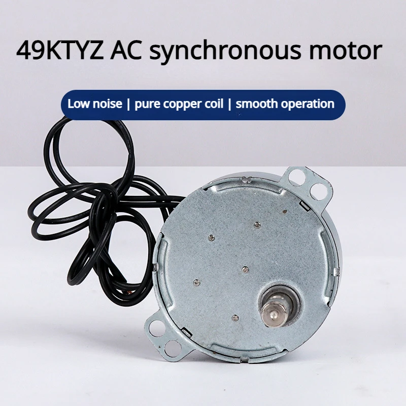 49KTYZ Permanent Magnet Synchronous AC Motor 220V Non-directional 4W 50/60Hz TYC50 Low-speed Electric Fan Head TYC49 CCW/CW