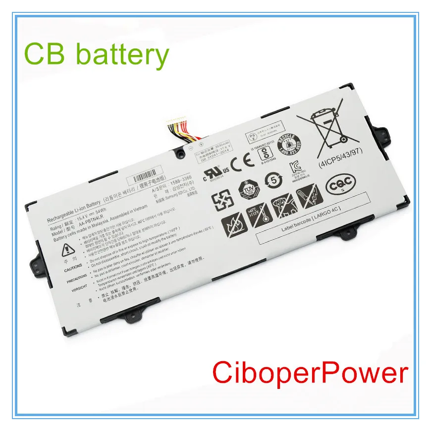 AA-PBTN4LR BA43-00 Laptop Battery For NP940X5M-X02US NP940X3M-K01US NOTEBook 9 PRO 15 NP940X5N NT950QAA