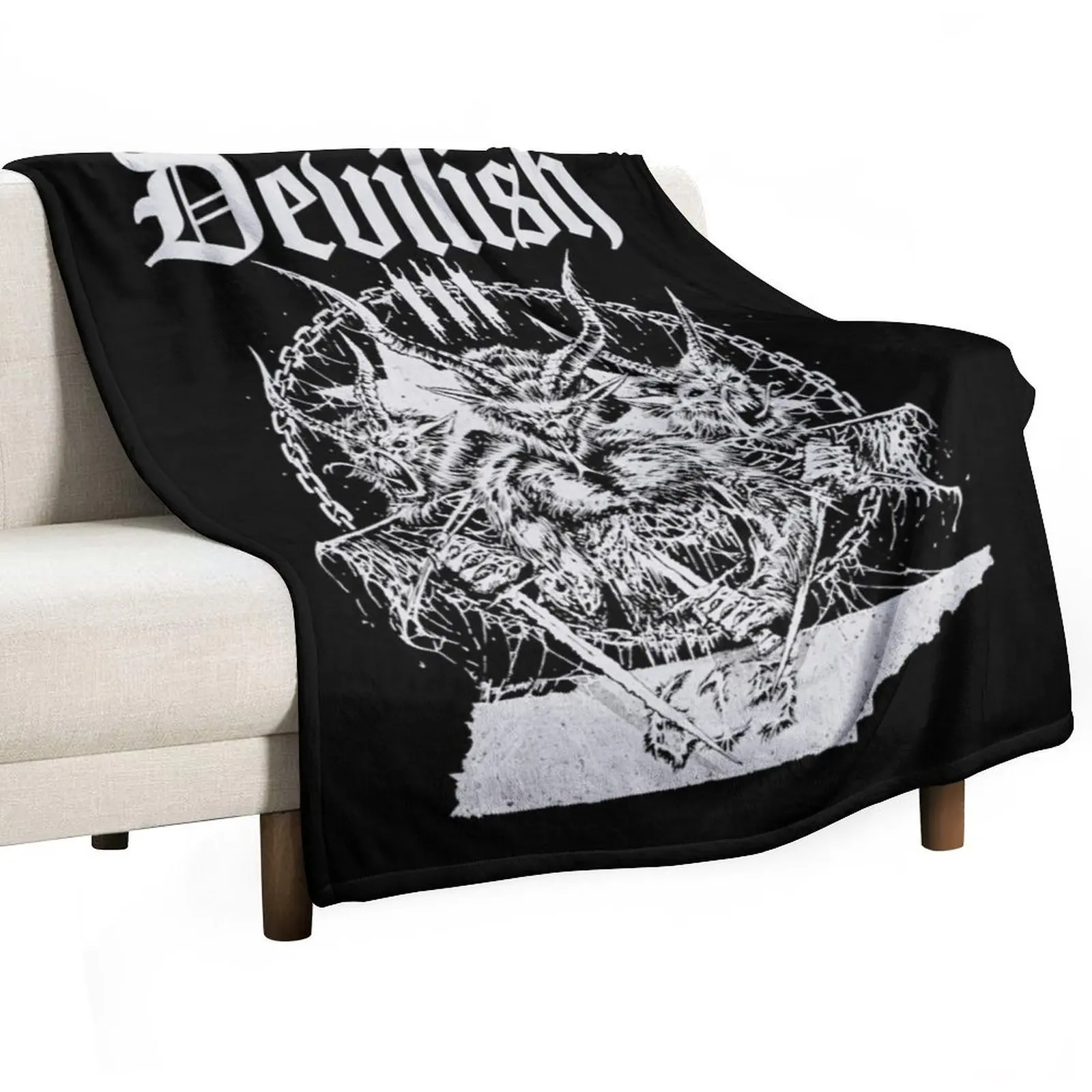 

Devilish Trio 615 Essential Throw Blanket cosplay anime wednesday Blankets