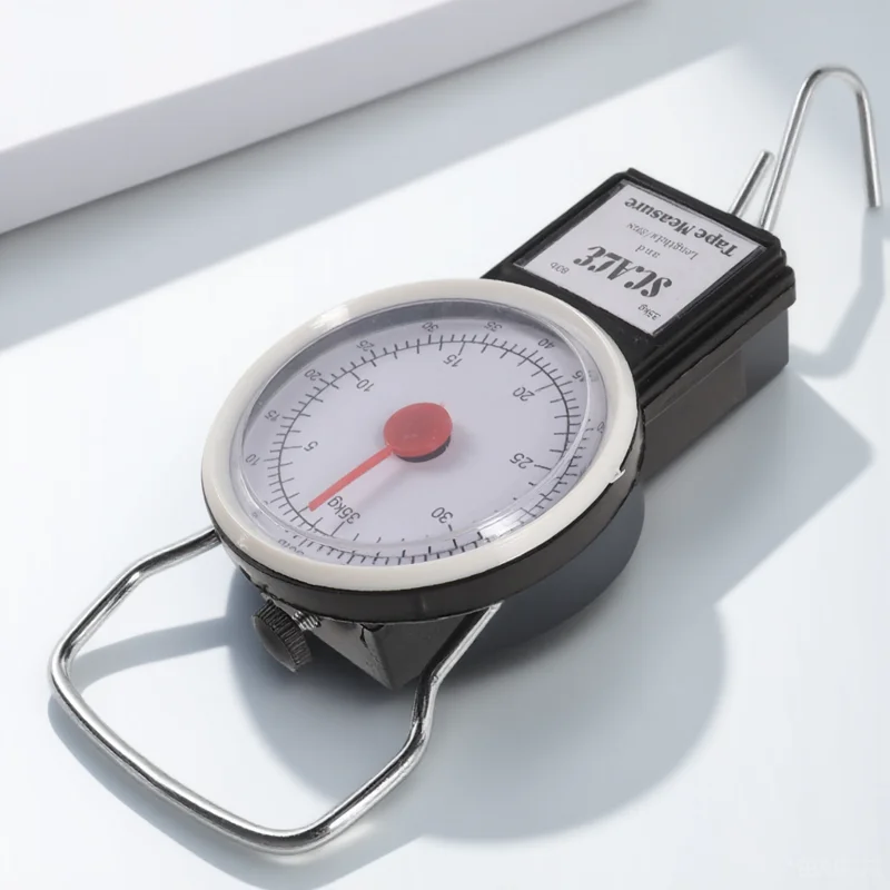 

Portable Mini Luggage Scale 35KG Capacity Spring Hanging Scale for Travel Suitcase Weight Measurement Fishing Use