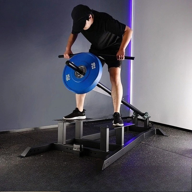 Lean Over Rowing Back Training T-Rowing Machine Gym Strength Equipment Low Back Fitness Equipment