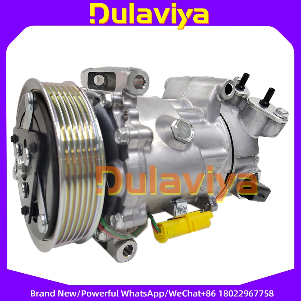 96598758 AC Compressor For Peugeot 307 308 807 406 607 SD7C16 For Citroen C4 9651911480 9671216780 9800839580 9656483580