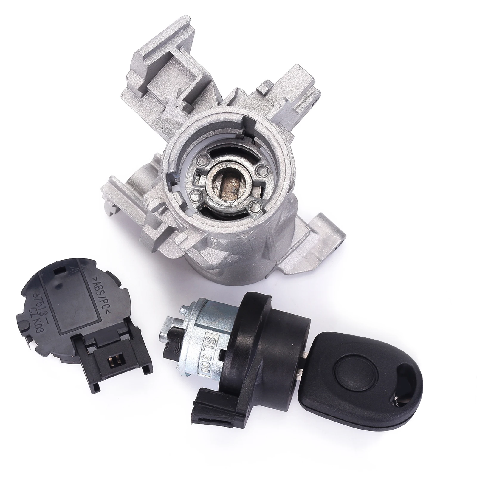 Ignition Switch With Lock Cylinder Key Complete Neiman With Lock And Connector For VW Golf 5 6 7 V Vi Vii - 1K0905851B