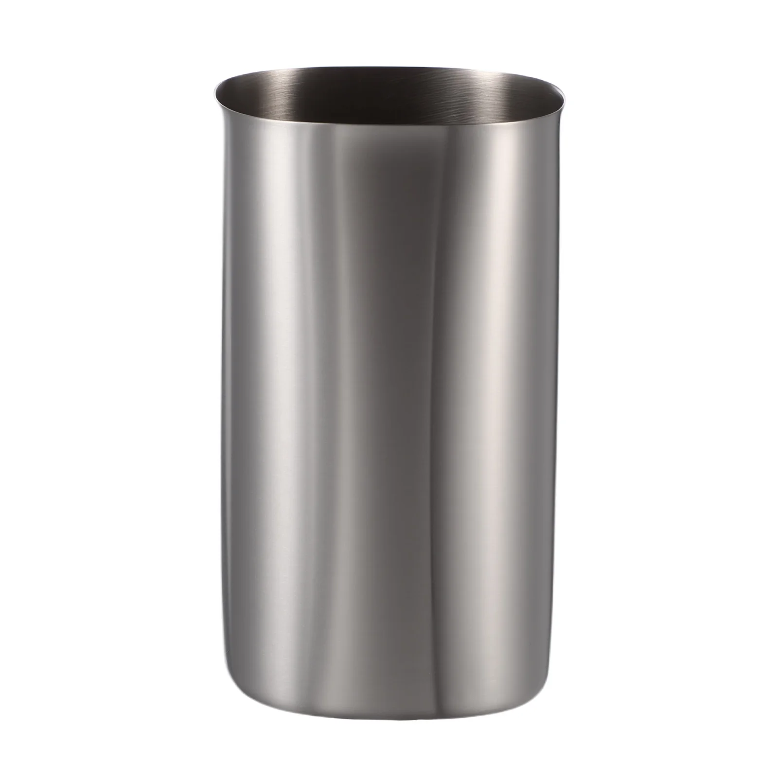 

Stainless Steel Water Cup Silver Lightweight Mug For Bathroom Toothbrush Holder Tumbler Metal Drinking Cup Home Office
