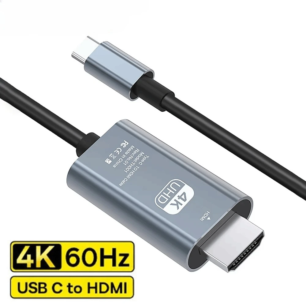 HDMI zu USB Typ C Adapter 4K 60Hz Typ C Kabel HDTV Konverter Kabel für iPhone TV Konverter PC MacBook iPad Samsung Projektor