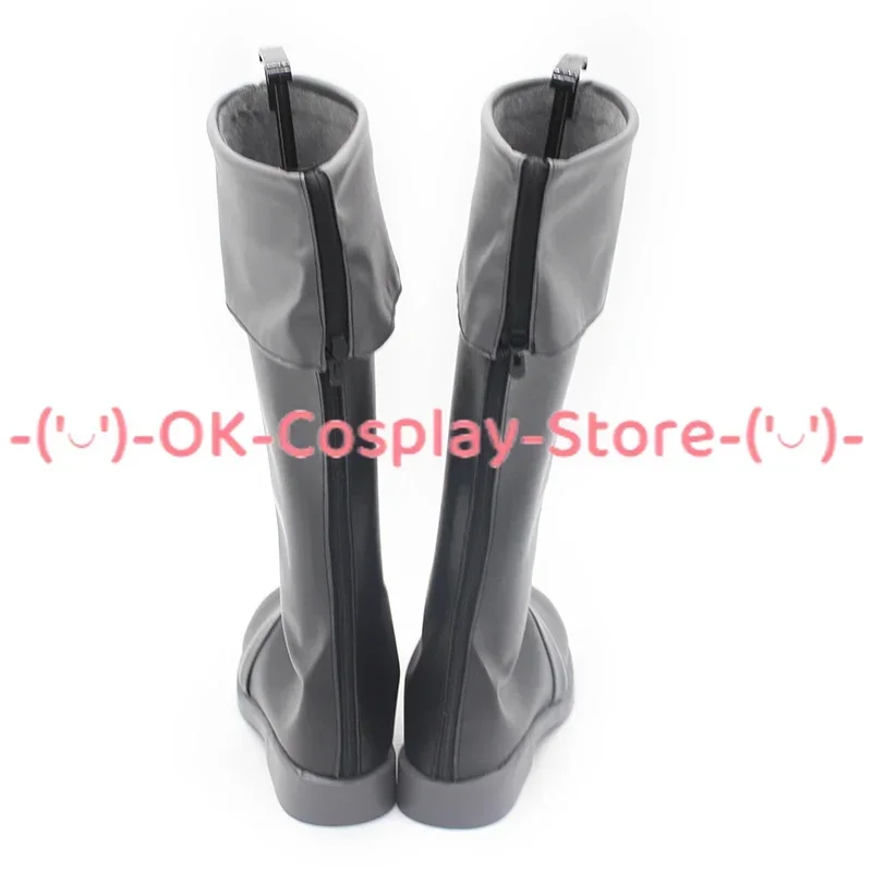 [Personalizowane] Buty Cosplay Satomi Rentaro Anime Roleplay Rekwizyt na Halloween Karnawał Imprezę Skórzane Botki PU