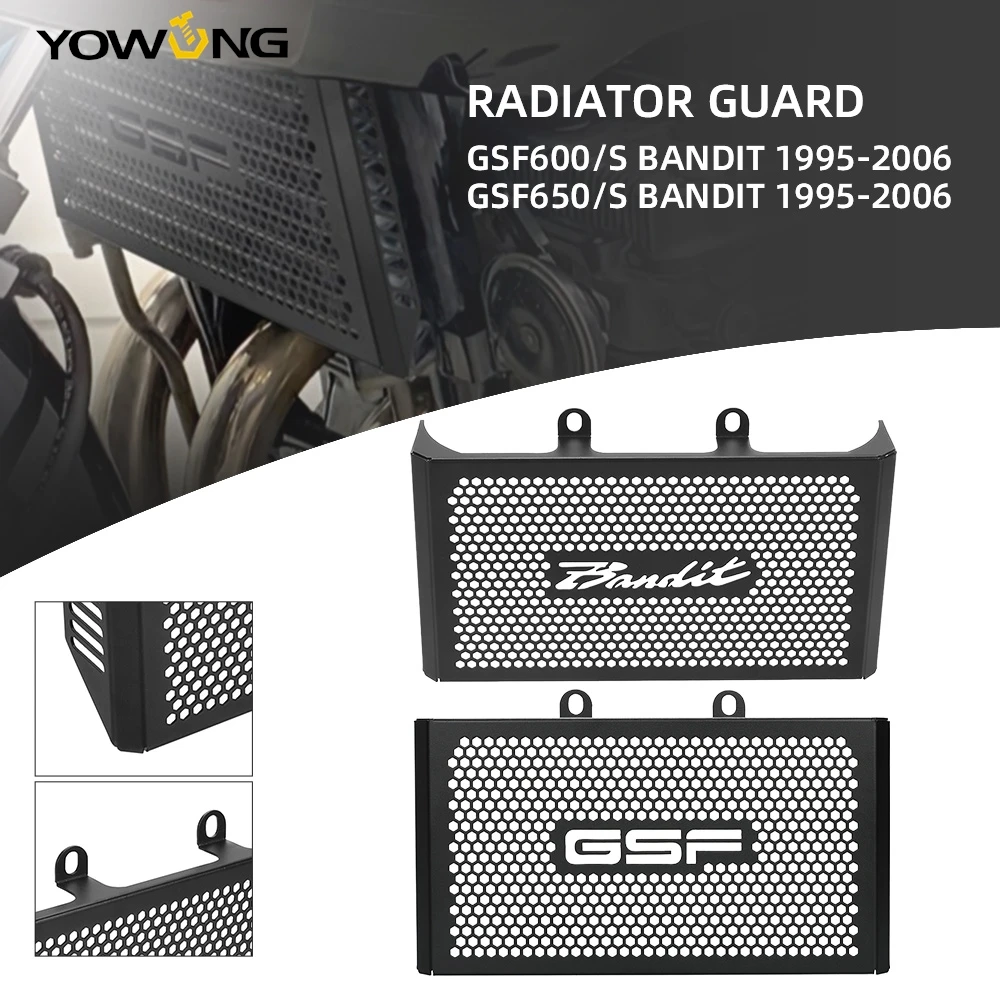 

FOR SUZUKI GSF650/S Bandit 2005-2006 GSF 650 GSF600 Motorcycle Radiator Guard Grille Cover Protection Oil Cooler Accessories