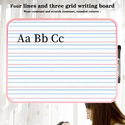 English Learning Wordpad Board Portable White Graffiti Magnetic Whiteboard Number Stickers Children Kids Interactive Teaching