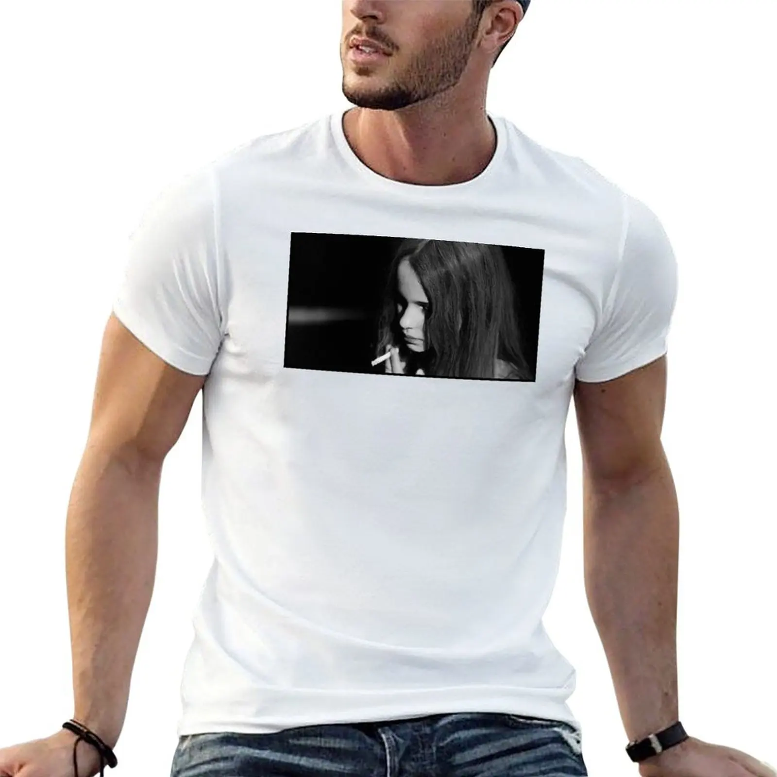 

Wir Kinder Vom Bahnhof Zoo - Christiane F. T-Shirt mens graphic t shirts black cotton t-shirt plain for man package T-Shirt