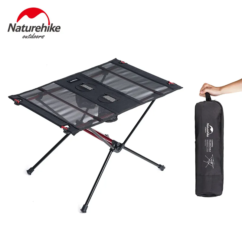 Naturehike Camping Table Outdoor Ultralight Aluminum Portable Folding Table Camping Fishing Table Foldable Picnic Table