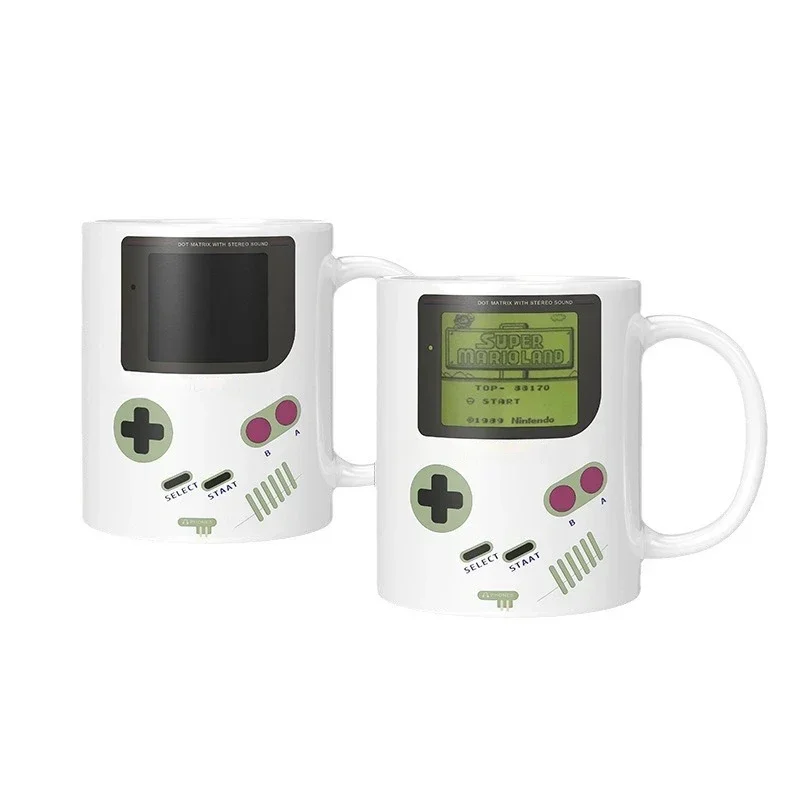 Game console thermochromic ceramic coffee mug Water cups Drinkware