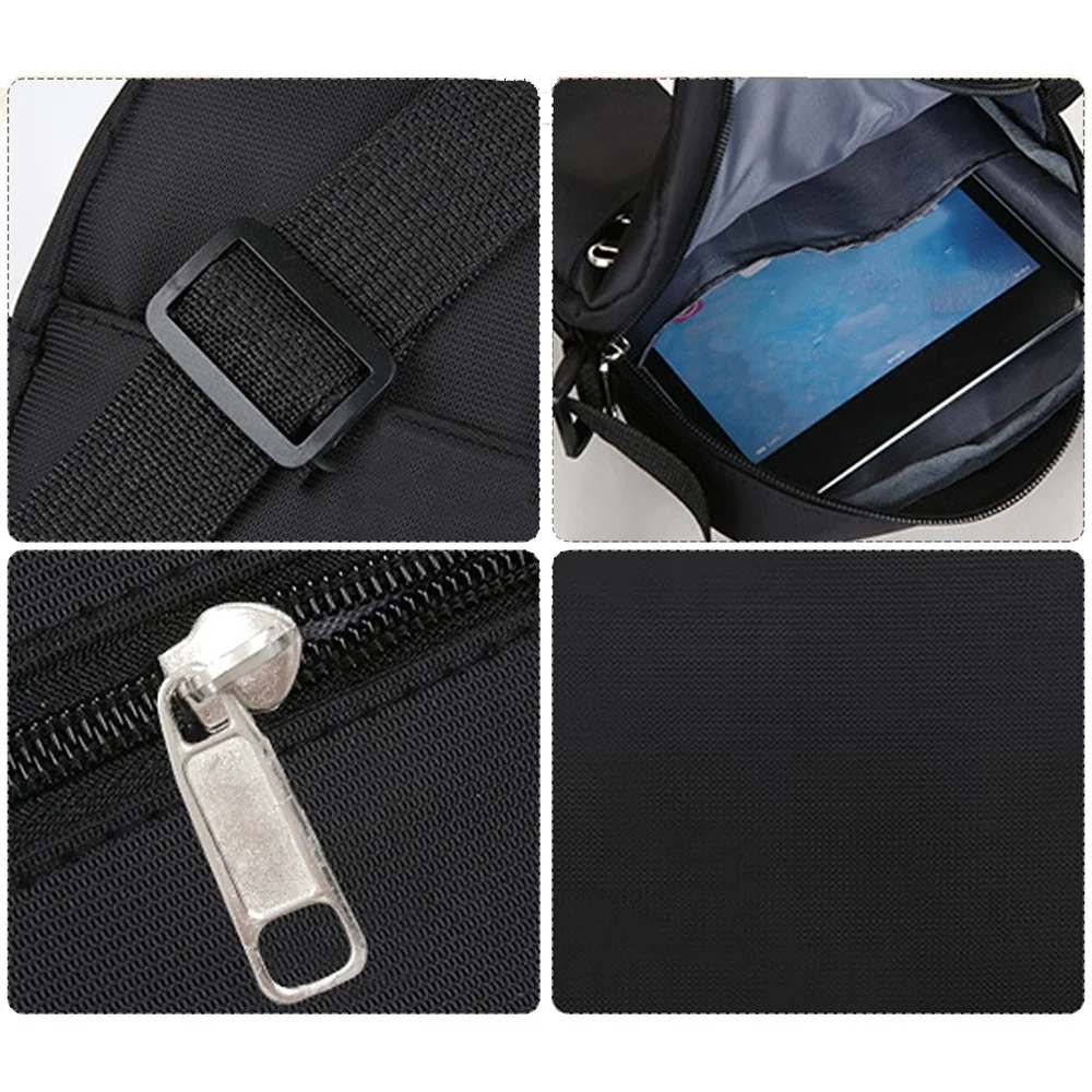 Personalized Customization Name Men's and Women's Crossbody Bag Shoulder Bag Outdoor Travel Waterproof Storage Bag Handbag