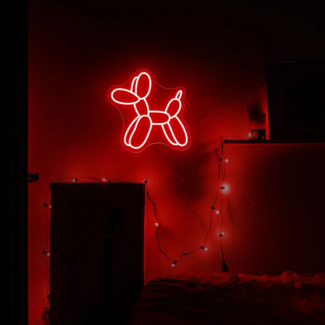 Imagem -05 - Personalizado Ballon Dog Neon Sign Luz Led Animal Art Wall Decor Grande Presente para Crianças Adolescentes Quarto Infantil Aniversário Clube