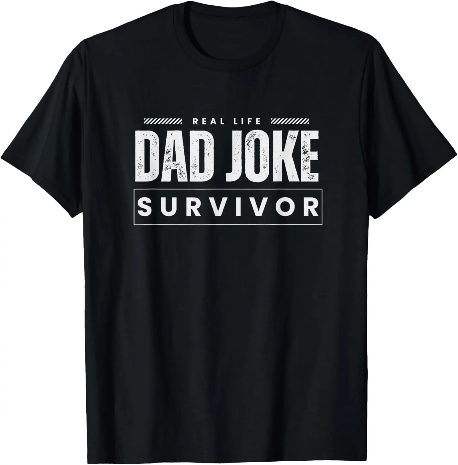 Dad Joke Survivor Funny Sarcastic Family T-Shirt