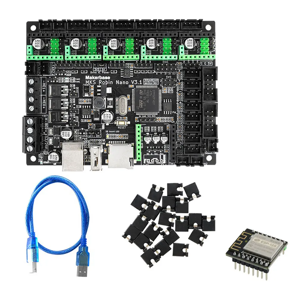 Makerbase MKS Robin Nano V3.1 Control Board 3D Printer Motherboard TS35 TFT Touch Screen/WIFI Module Suitable for A4988 TMC2209 image 3