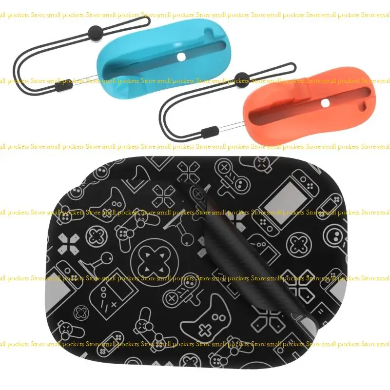 R1WD 1 Set Gaming Controller Mouse Grip Mouse Mouse لـ NS2 يمين Gamepad Mouse مع Mousepad #2