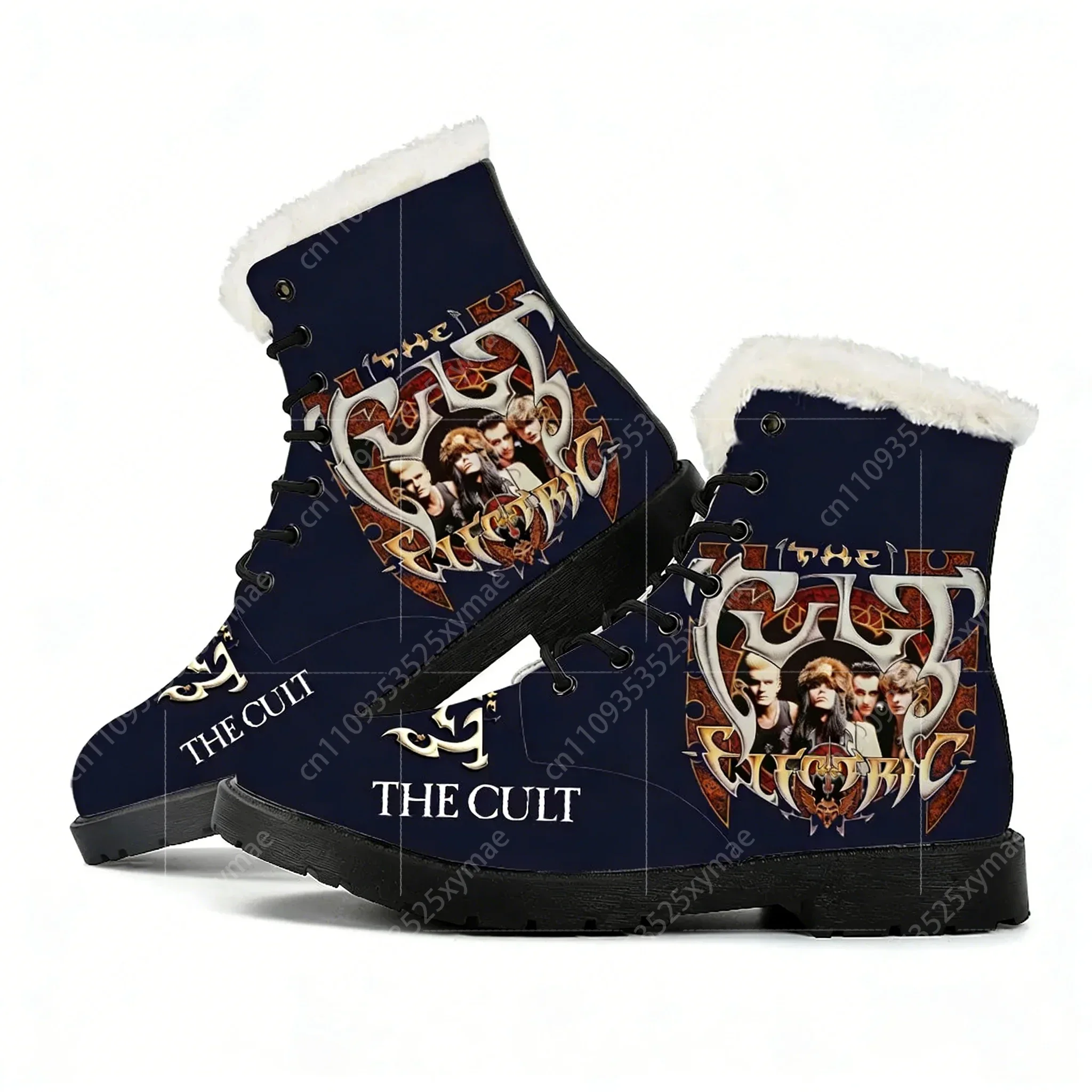 The Cult Electric Group Band Plush Boots Men Women Teenager Shoes Casual Boot Outdoor Lightweight High Quality Couple Shoe