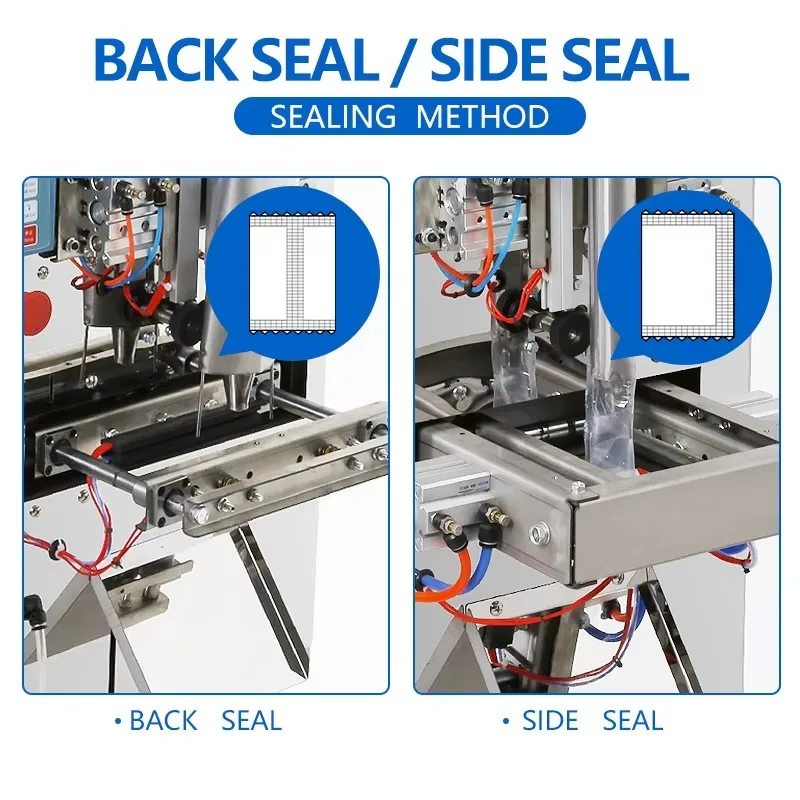 Automatic Plastic Film Foil Food Packaging Machine For Ketchup Honey Butter Ice Cream Sachets With Filling Function Labeling
