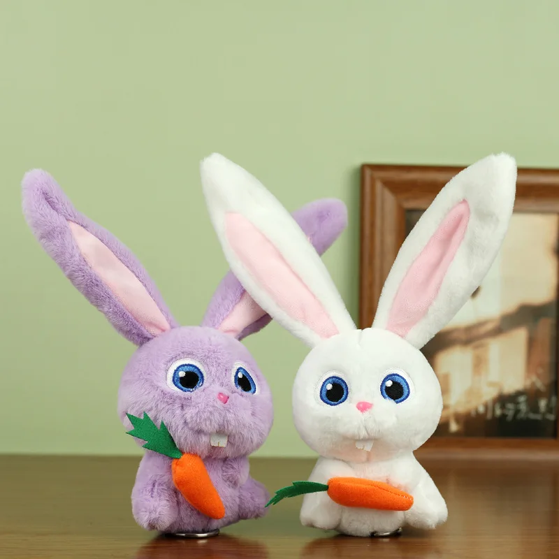 1-20PCS Karotte Hase Plüsch Anhänger Ostern Nette Puppe für Mädchen Kinder Geschenk Tasche Kleine Schlüsselbund Dekoration Ostern geschenk