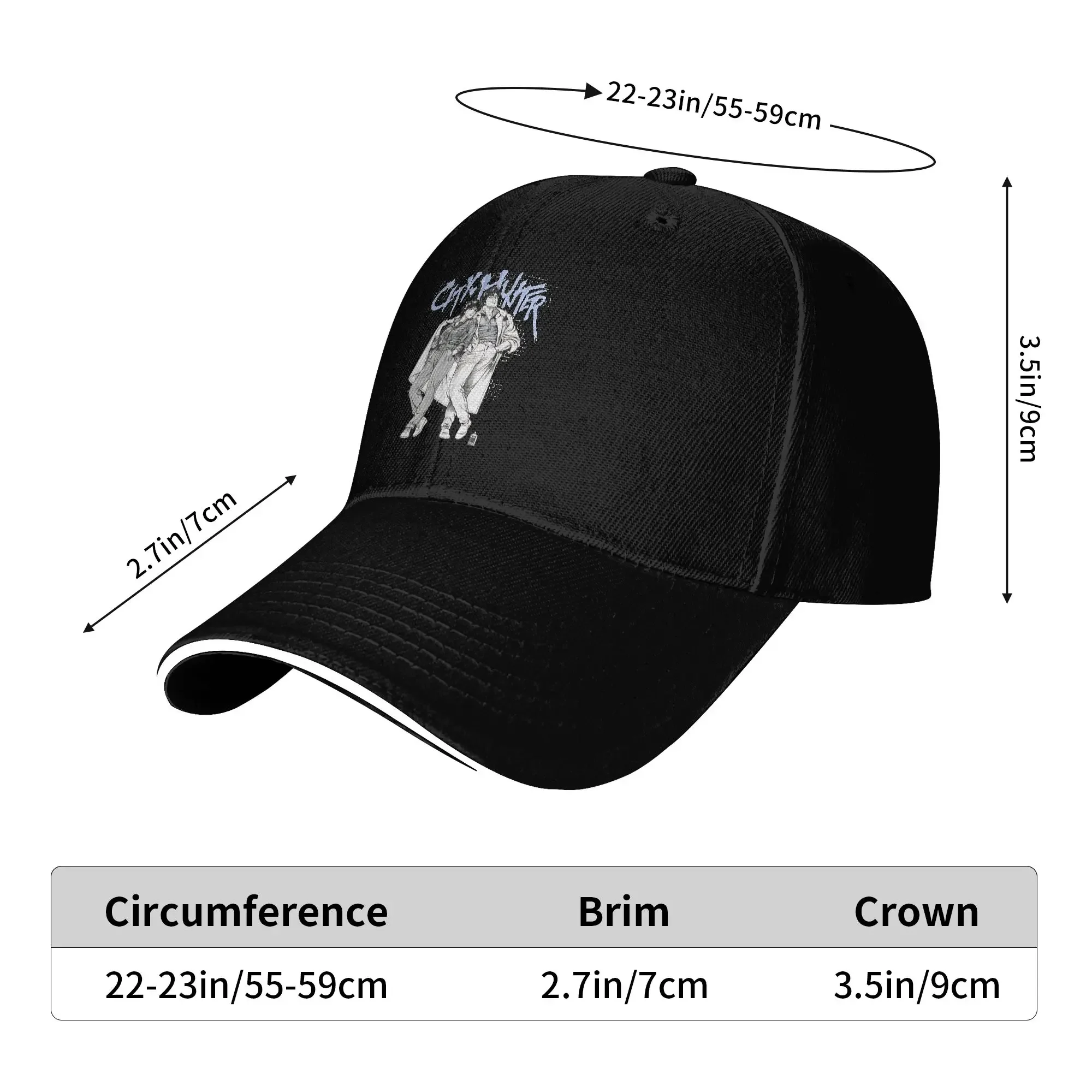 New Nicky Larson Ryo Saeba Casual Baseball Cap  Hiking Fishing Trucker Hat Summer Sun Baseball Caps