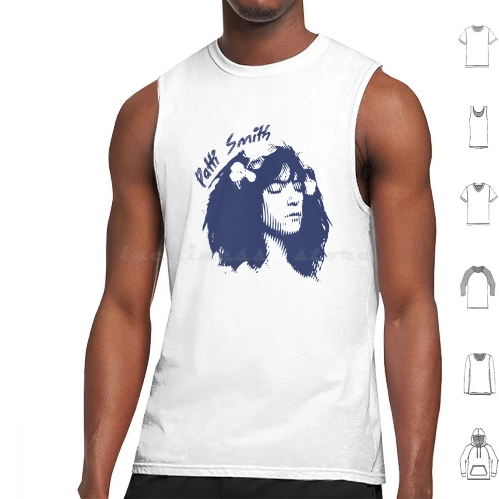 Patti Smith Tank Tops Print Cotton Patti Smith Horses Dream Of Life Album Twelve Album Banga Album Gone Again Album