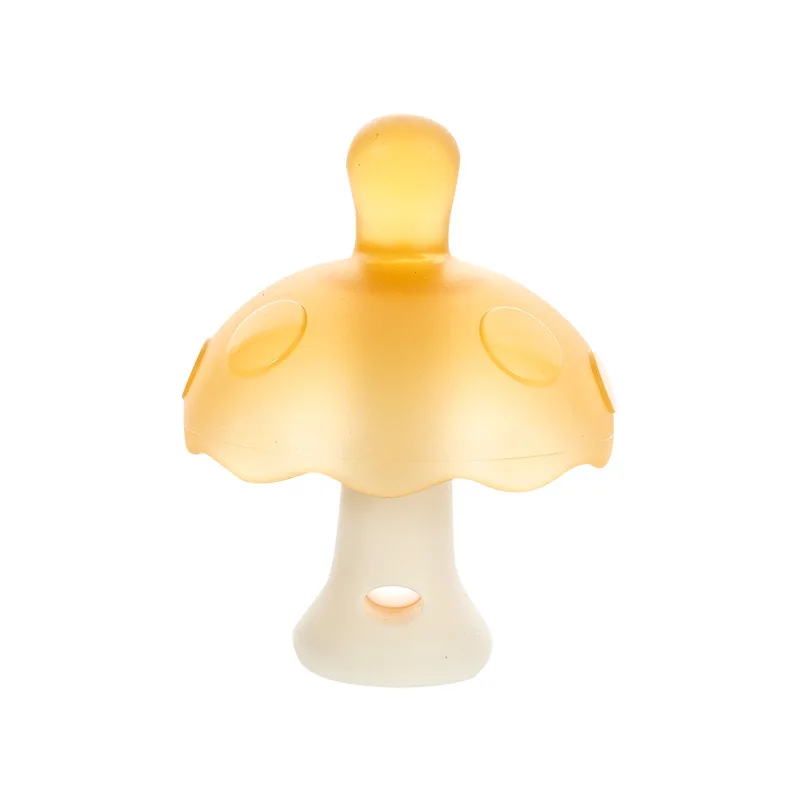 عضاضة مص مضادة للإبهام للأطفال من عمر 0 إلى 6 أشهر على شكل فطر من السيليكون لعبة مصاصة #4