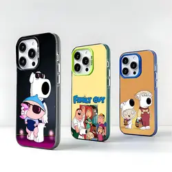 P-Peter Family G-Guy Phone Case 2024 IMD Case For IPhone 16 15 Pro XR XS 7 8 Plus SE2024 Shockproof Color Phone Funda Cover