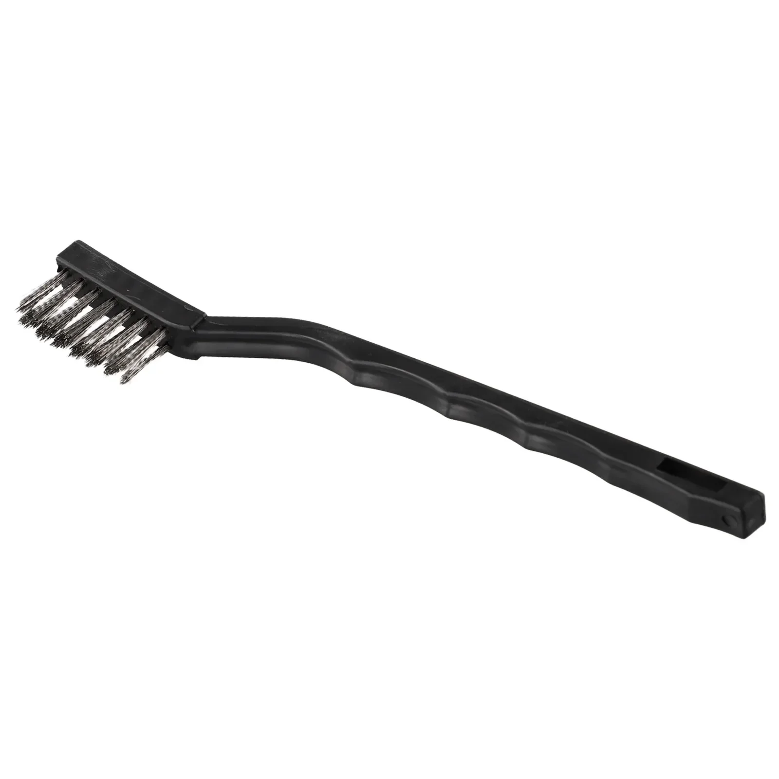 Heavy Duty Scrub Brush, 7 Copper Nylon Wire Brush, Curved Handle For Easy Grip, Great For Cleaning And Maintaining Parts