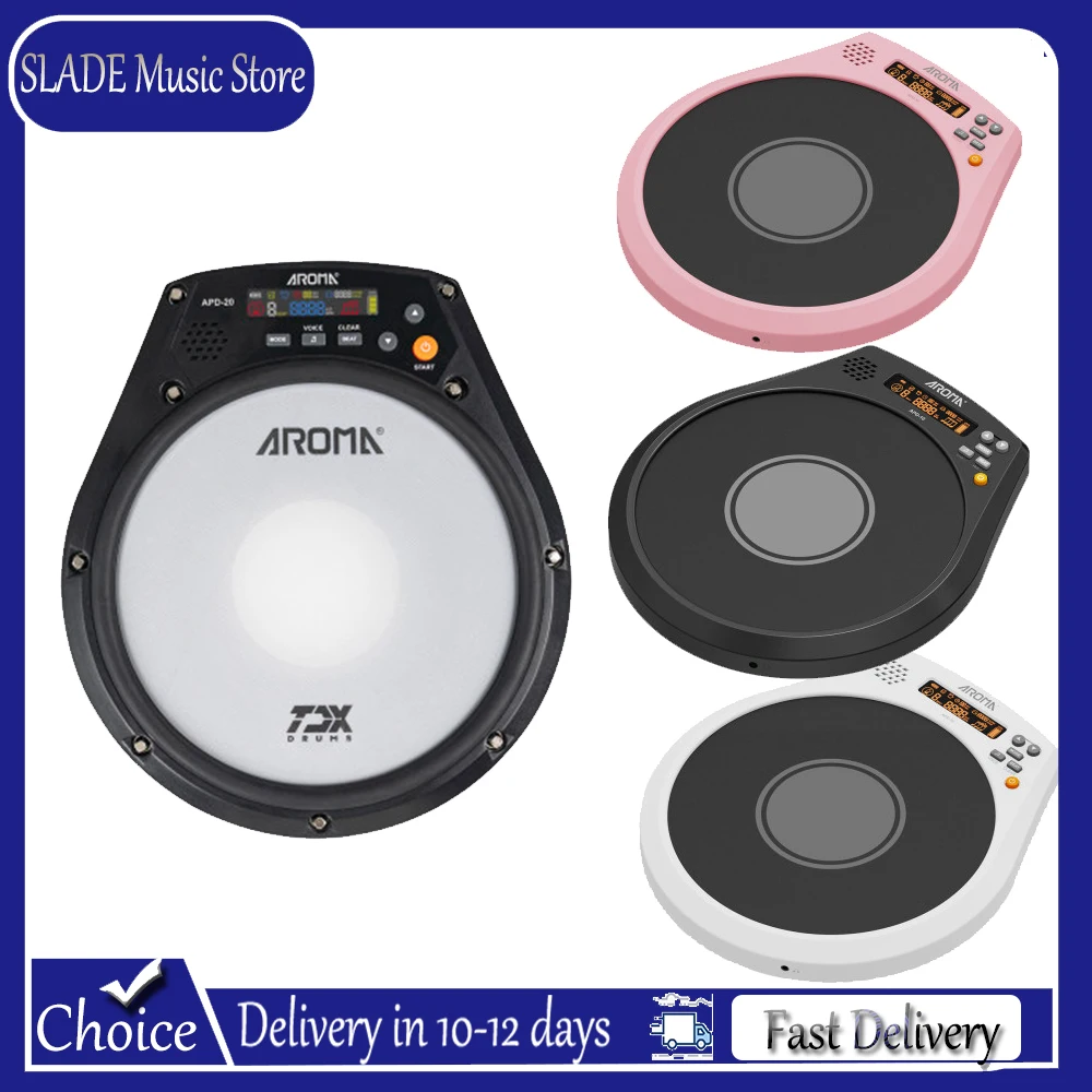 pad-de-batterie-electronique-multifonction-aroma-rechargeable-avec-surface-en-maille-reglable-pour-entrainement-vocal-et-metronome