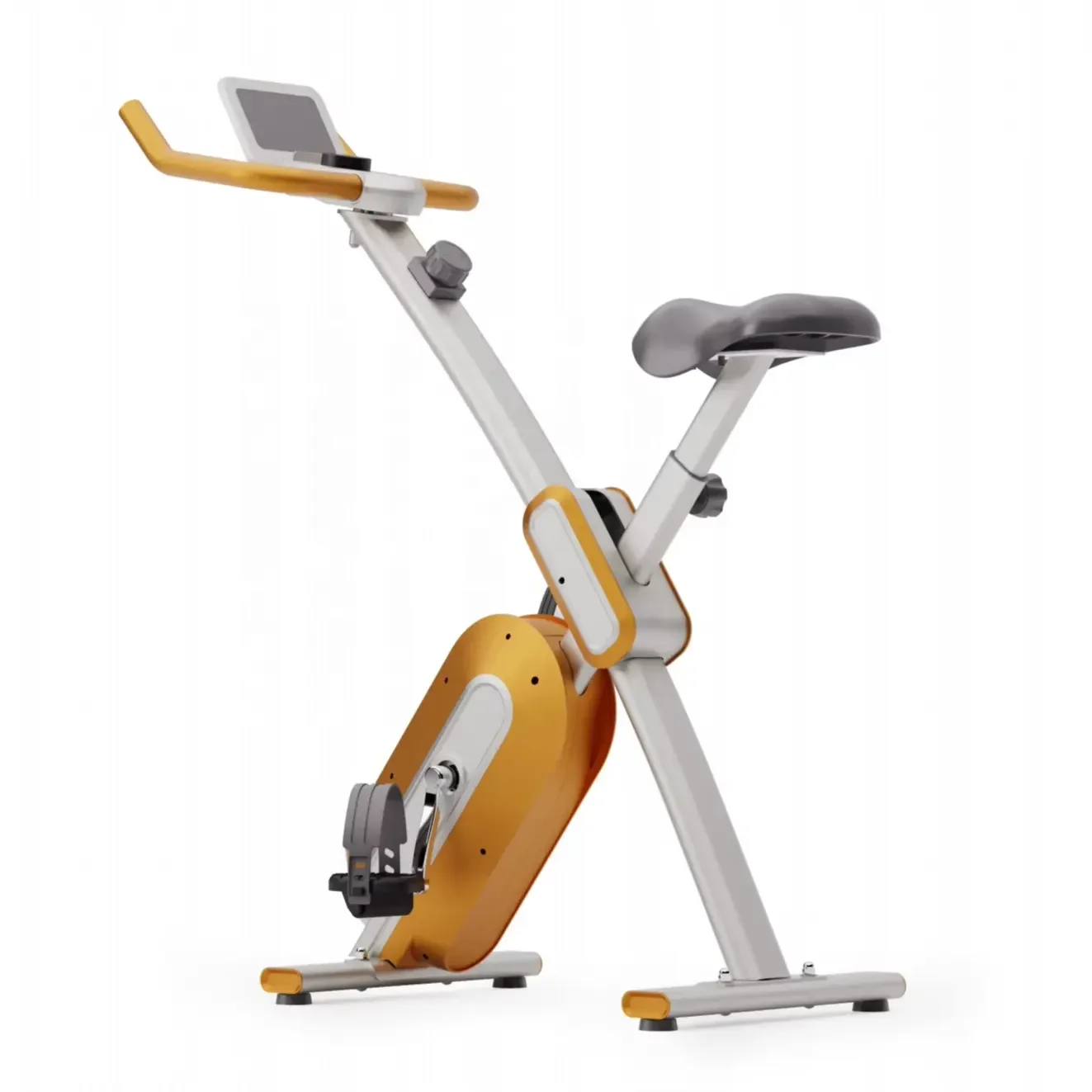 دراجة تمارين اللياقة البدنية الاحترافية المغناطيسية القابلة للطي، مناسبة لبناء الأجسام، للاستخدام الداخلي والمكتب في صالة الألعاب الرياضية #2