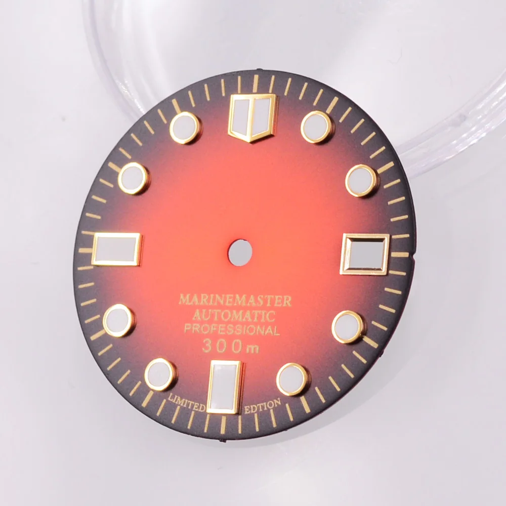 29mm Watch Dial Green Luminous Sterile Dial Fit NH35 NH36 Movement Watch Accessories