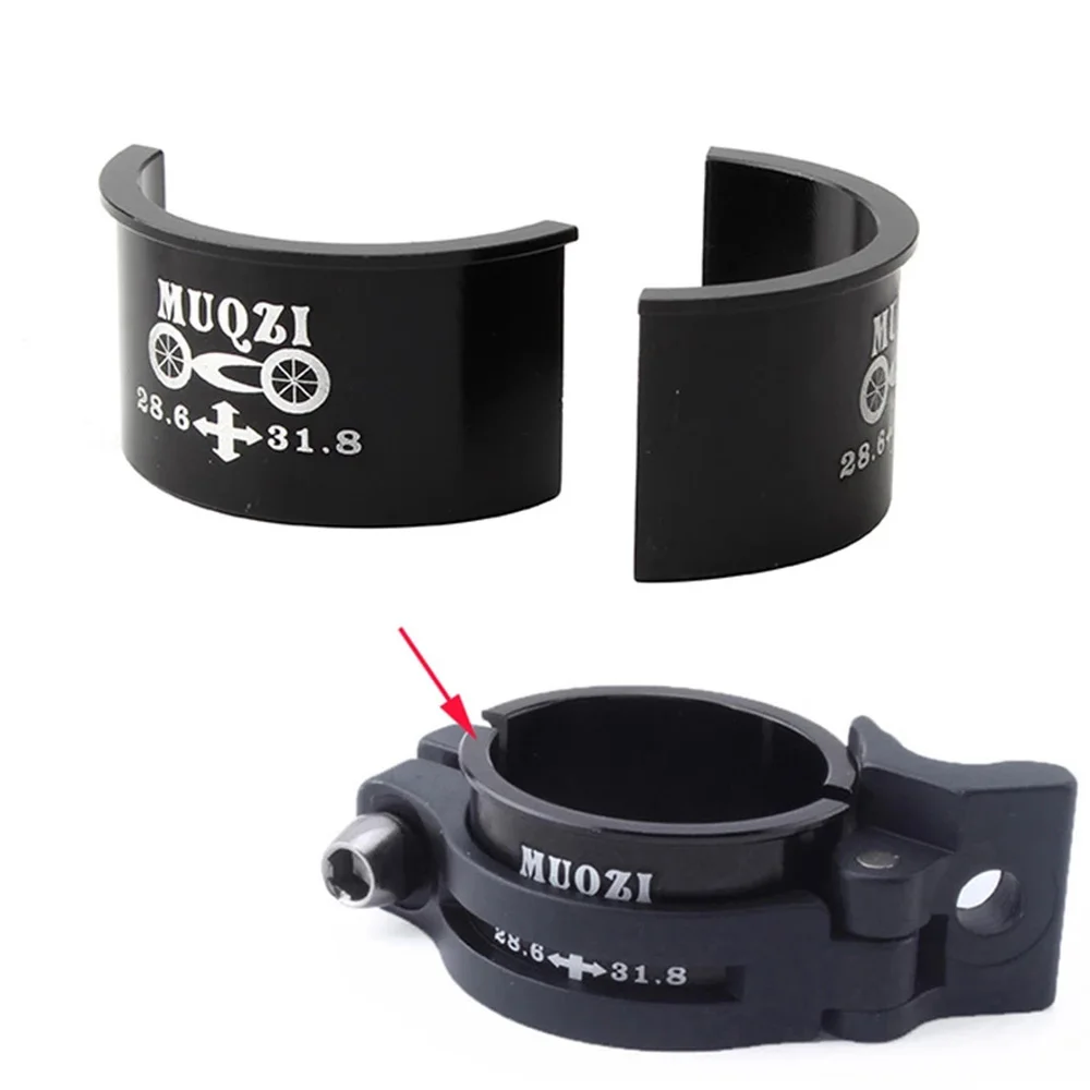 

MTB Bicycle Accessories Aluminum Alloy Conversion Shim Gear Clamp Adapter Bike Front Derailleur Reducing Spacer