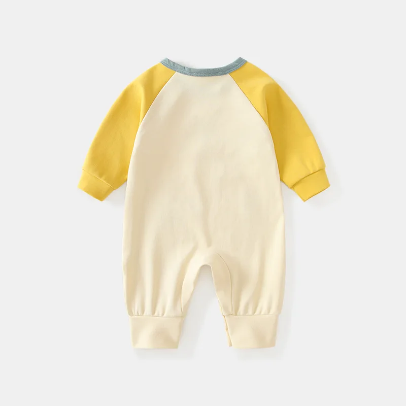MINISO Mickey voiture nouveau-né bébé garçon printemps à manches longues Onesie vêtements pour bébés coton doux mignon 0-12 mois body combinaison