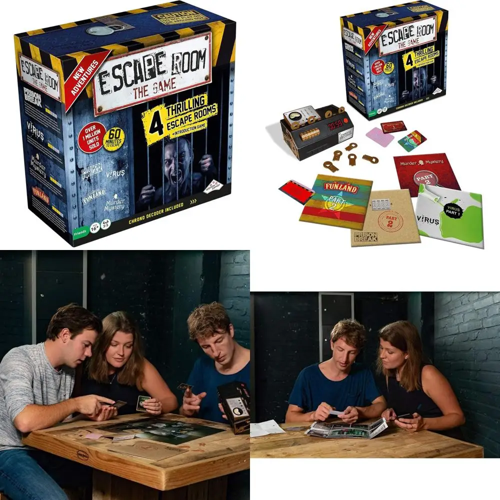 

Mystery Solving Adventure: 4 Intriguing Escape Rooms for Adults & Teens