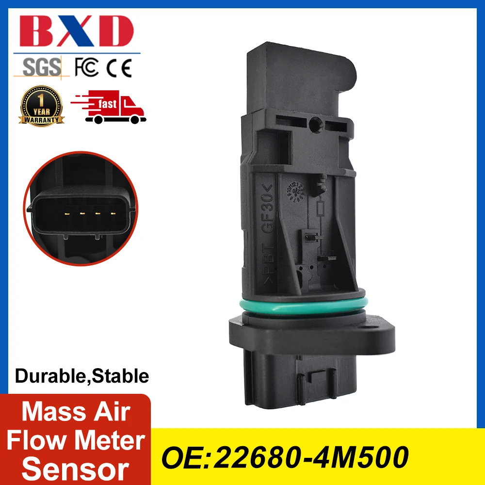 

4PIN Air Flow Meter 22680-4M500 22680-AD200 22680AD22A 22680-2W200 22680-AA290 22680-AD201 22680AA29A 22794AA00A For Nissan