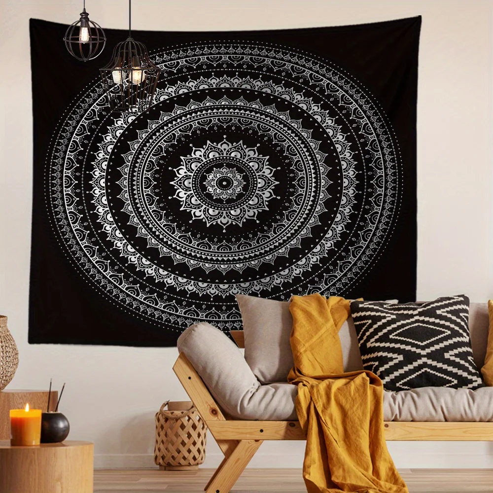 

Bohemian Mandala Tapestry Background Cloth Hanging Cloth Bedroom Bedside Decorative Wall Cloth Rental Dormitory Tapestry